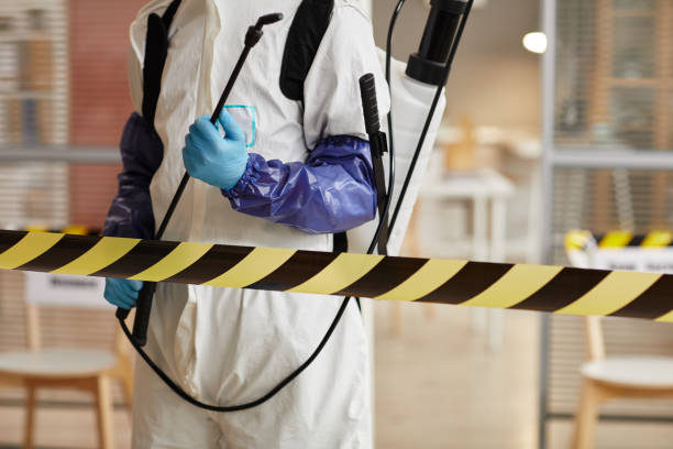 Professional Biohazard technician working in Akron, CO